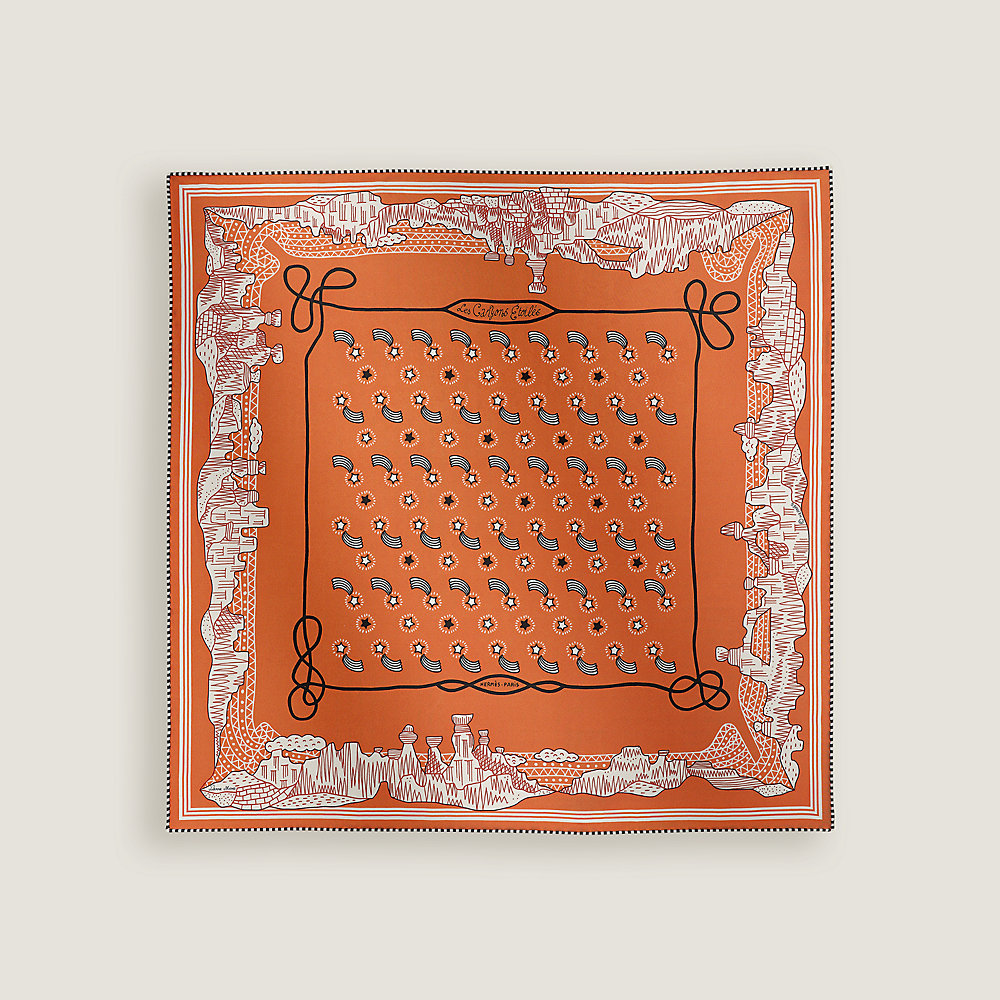 ハイセンスで一流♪【HELMES】シルクバンダナ 星降る渓谷 シルクバンダナ 《星降る渓谷》 | Hermès - エルメス-公式サイト